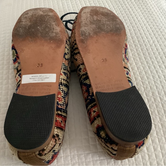 Artemis Design Women’s Kilim Co Wool Handmade Loafers - Picture 8 of 8